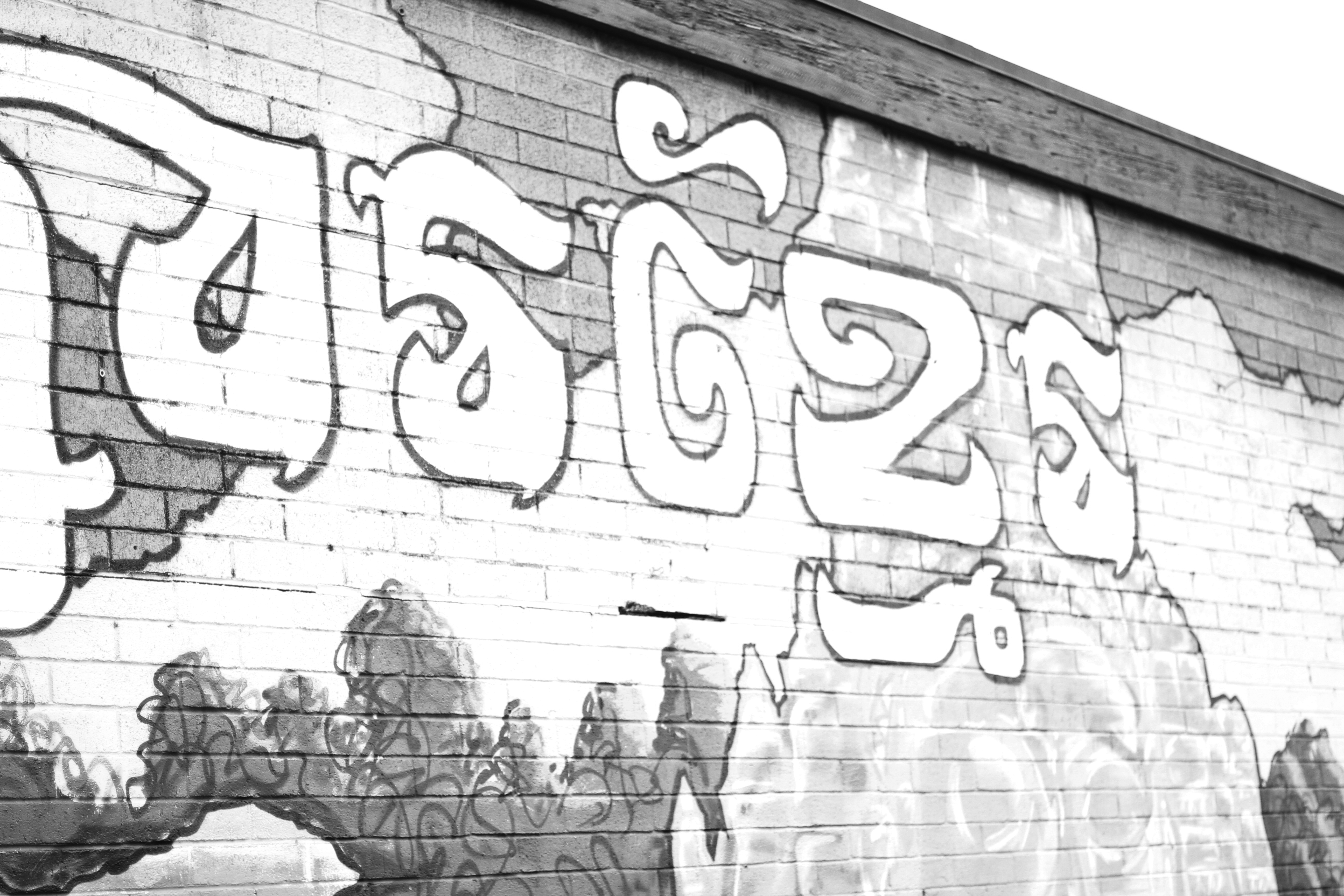 Khmer Text from wall mural painted on wall of building